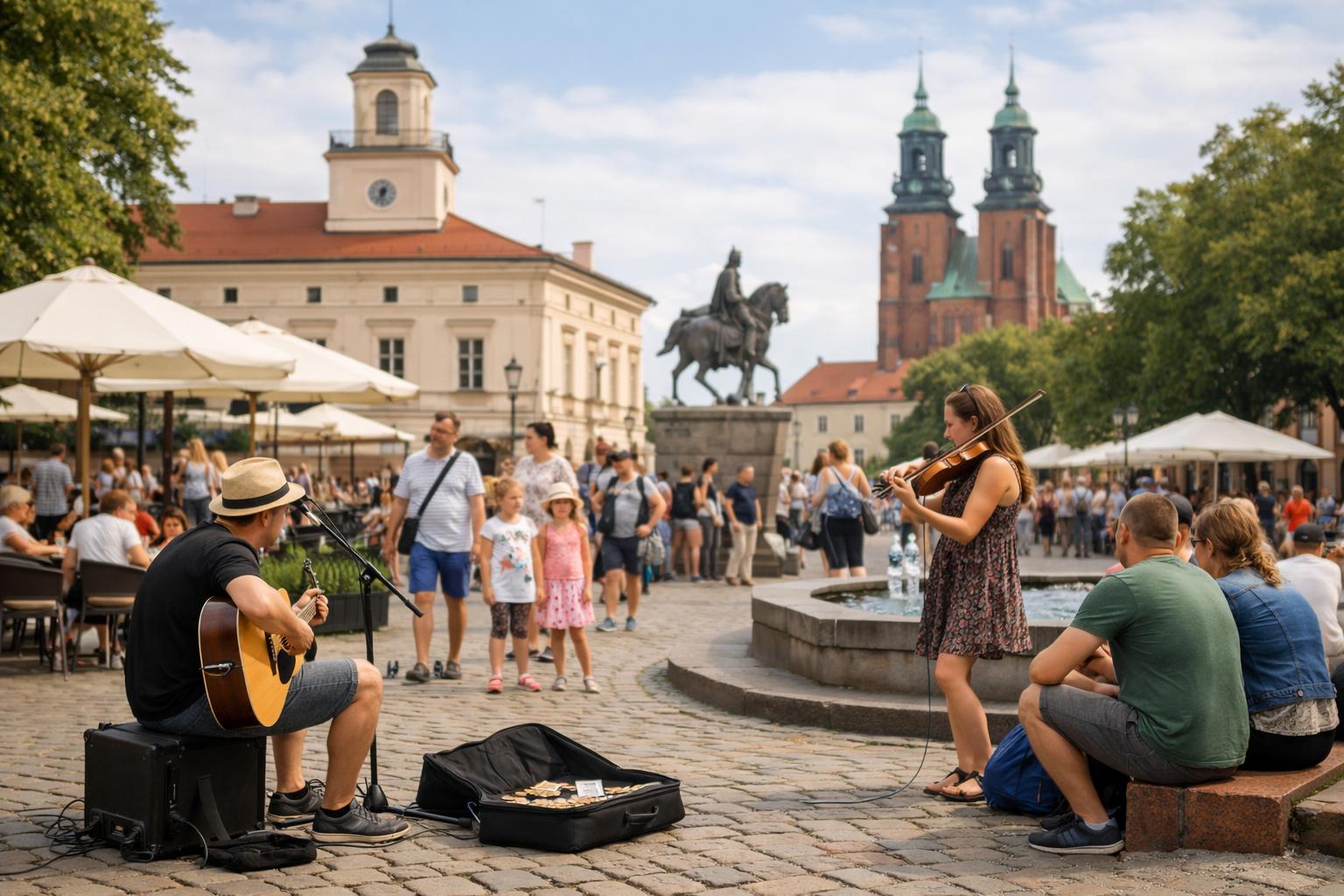Weekend Grajków Ulicznych w Gnieźnie. Sprawdź program koncertów